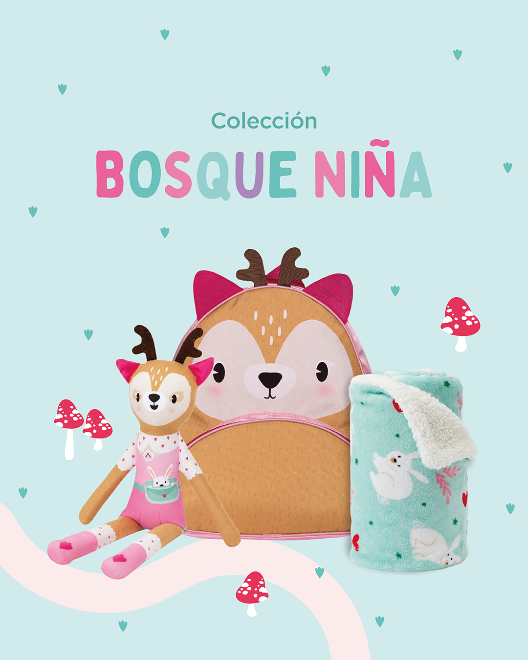 Bosque mágico niña