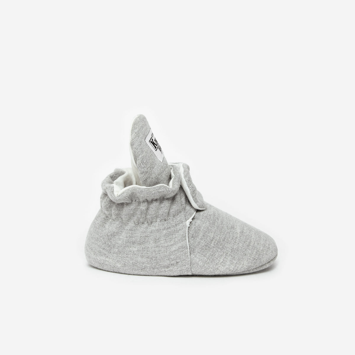 Zapatos Bebé Algodón Gris Jaspe Gripper