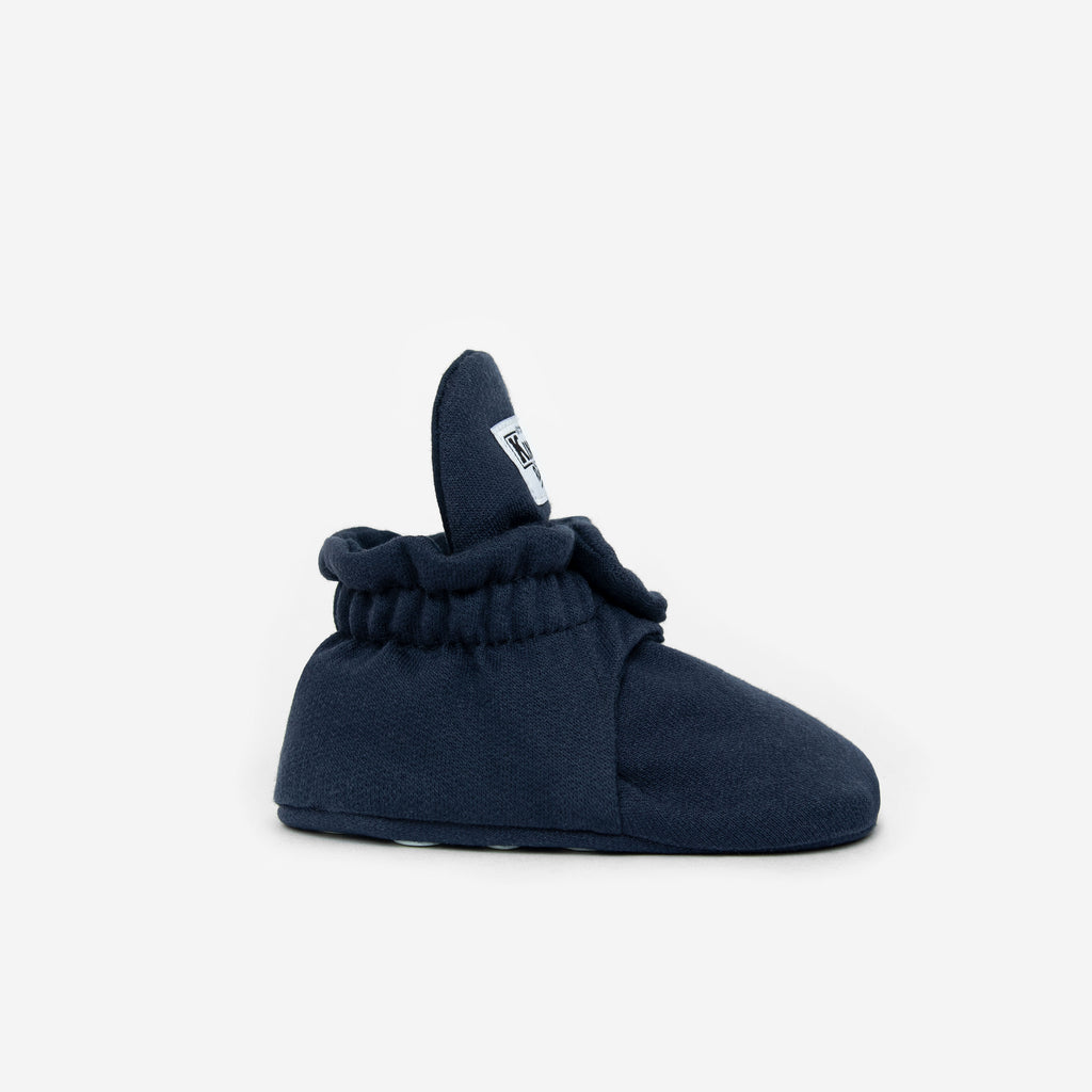 Zapatos Bebé Algodón Azul Gripper