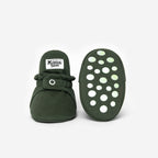 Zapatos Bebé Algodón Verde Gripper