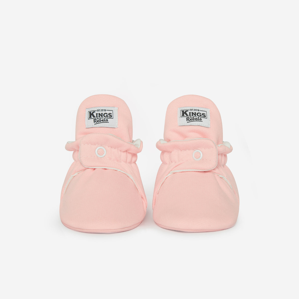 Zapatos Bebé Algodón Rosado Gripper