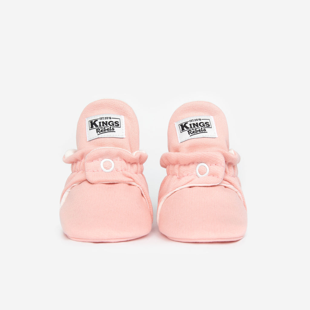 Zapatos Bebé Algodón Rosado Classic