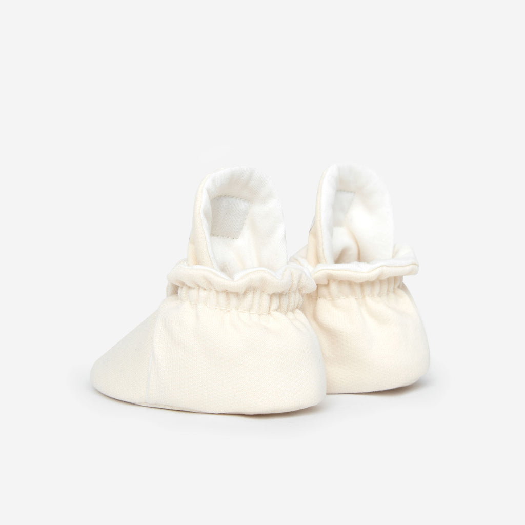 Zapatos Bebé Algodón Crema Classic