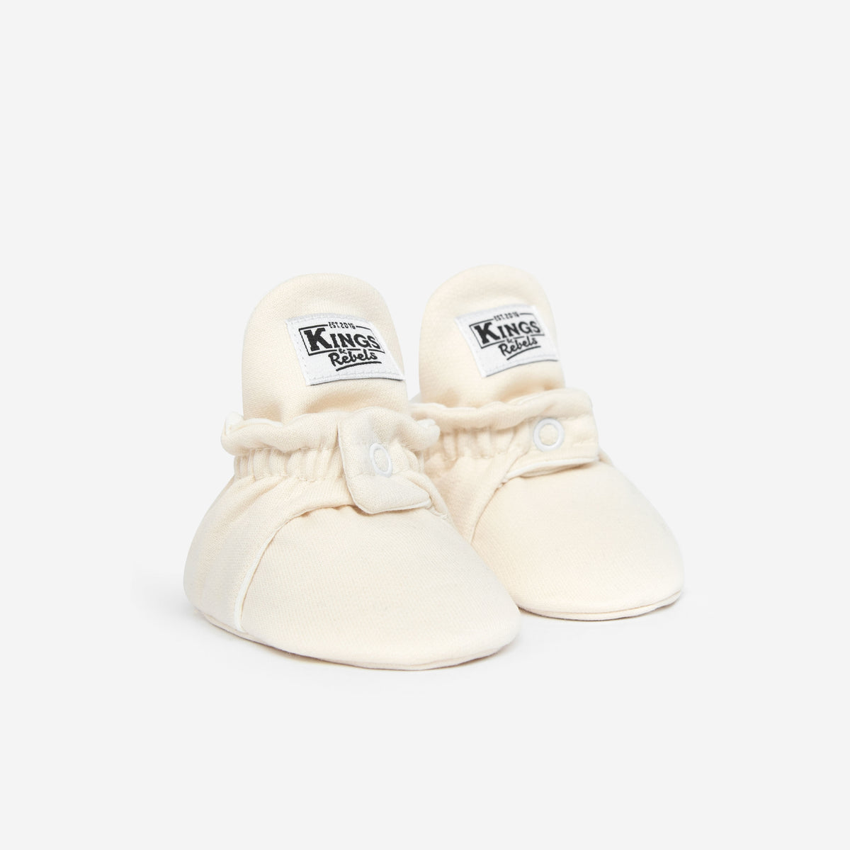 Zapatos Bebé Algodón Crema Classic