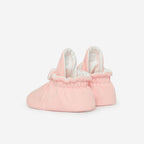 Zapatos Bebé Algodón Rosado Gripper