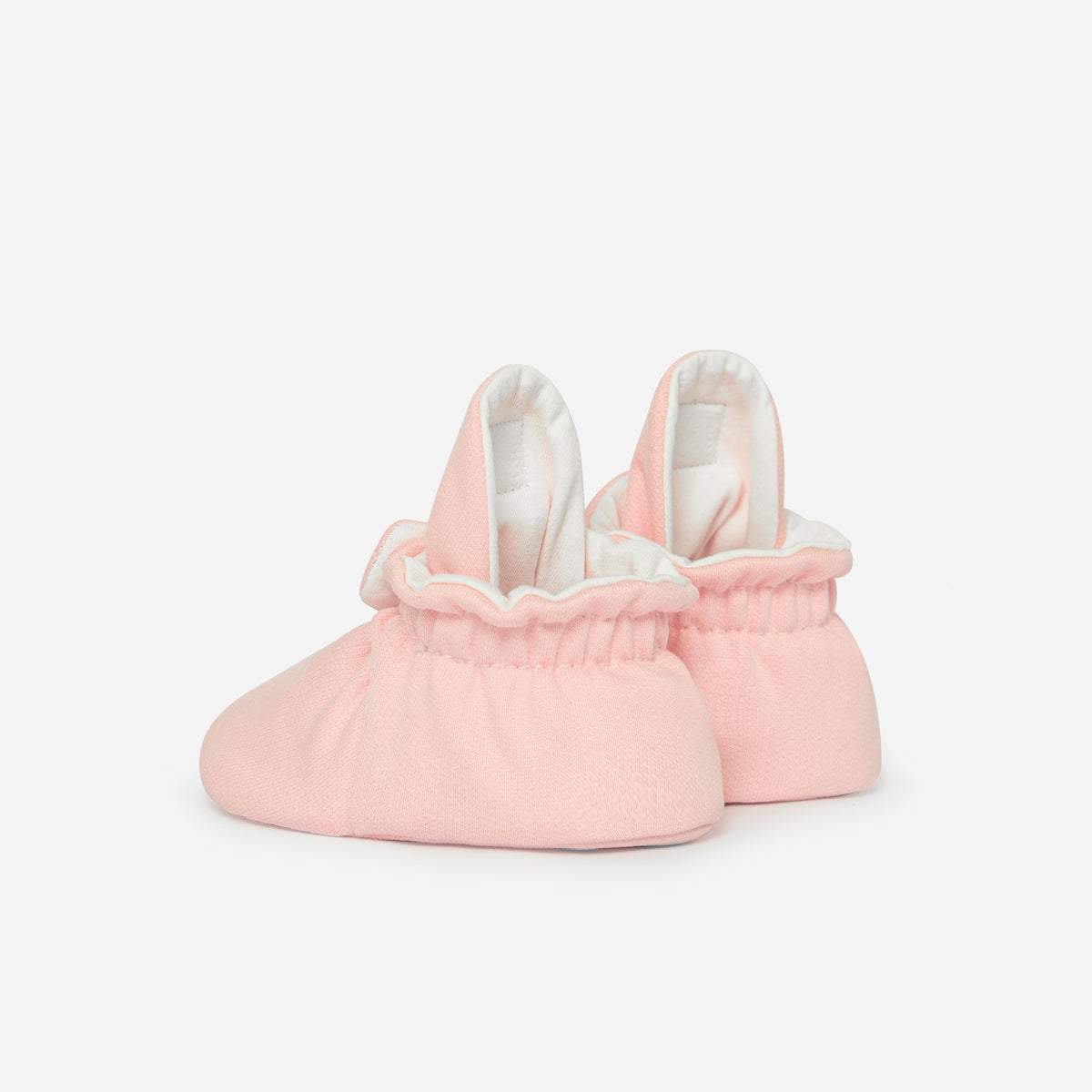 Zapatos Bebé Algodón Rosado Gripper