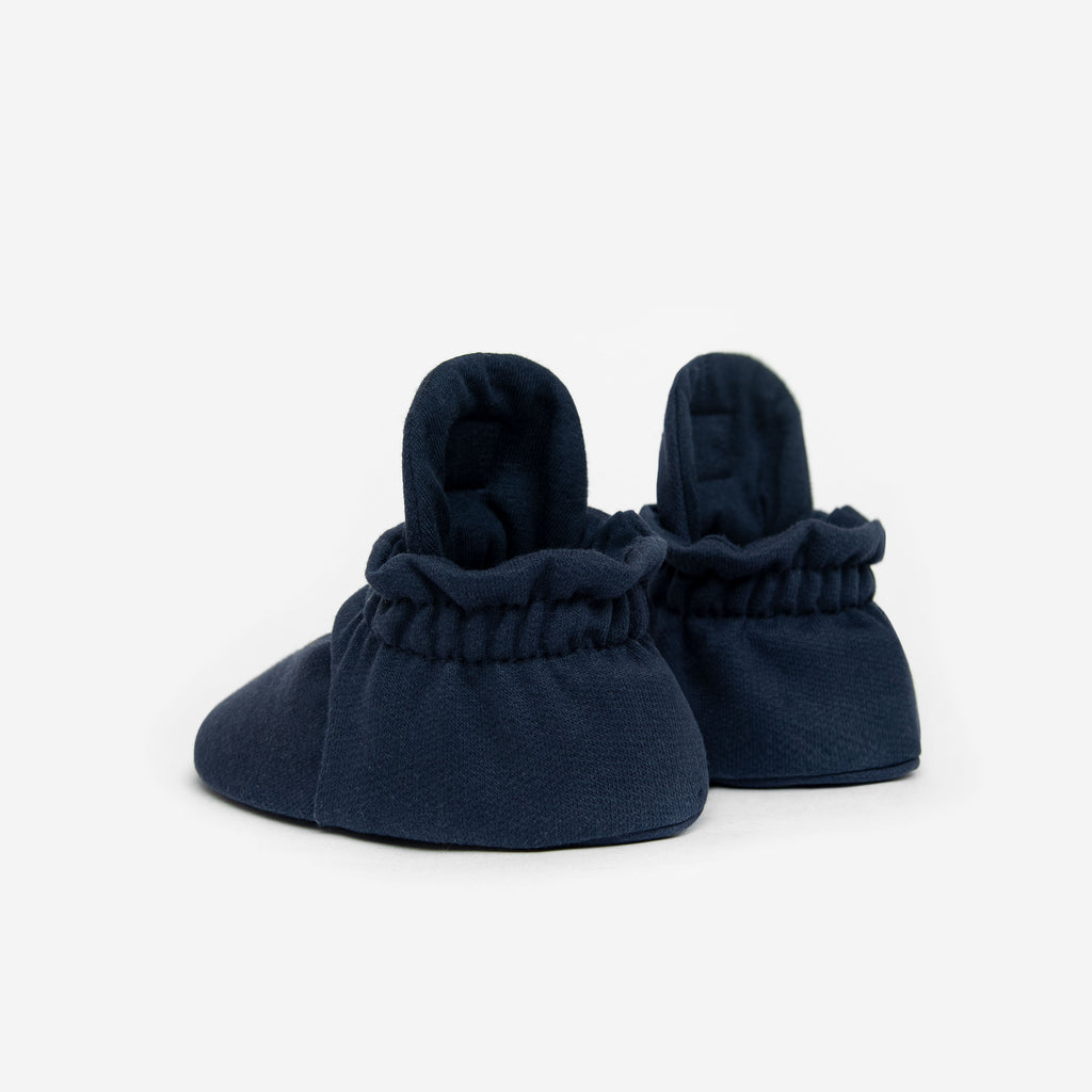 Zapatos Bebé Algodón Azul Gripper