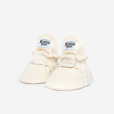 Zapatos Bebé Algodón Crema Classic