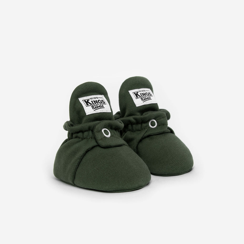 Zapatos Bebé Algodón Verde Classic