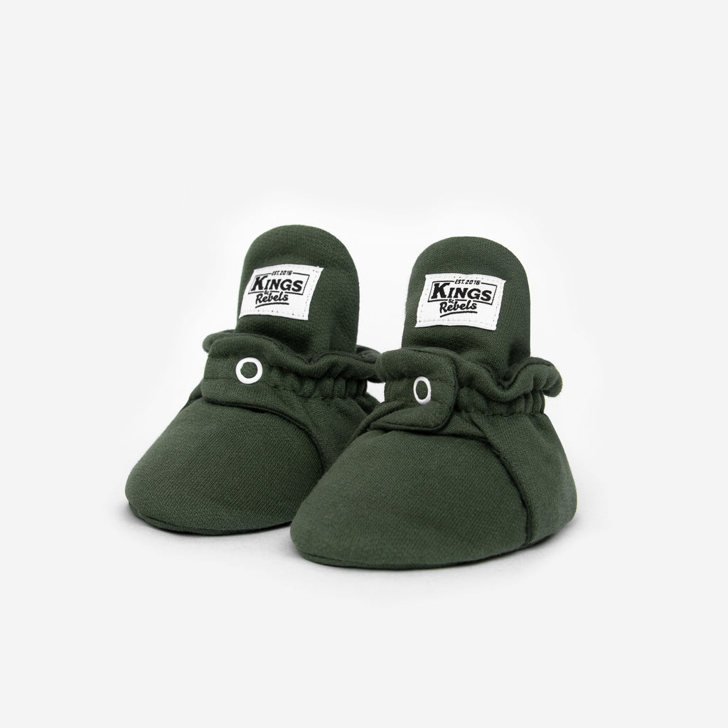 Zapatos Bebé Algodón Verde Classic
