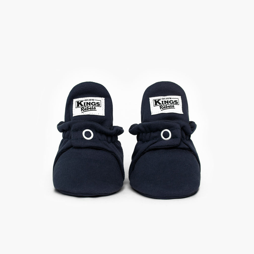Zapatos Bebé Algodón Azul Classic