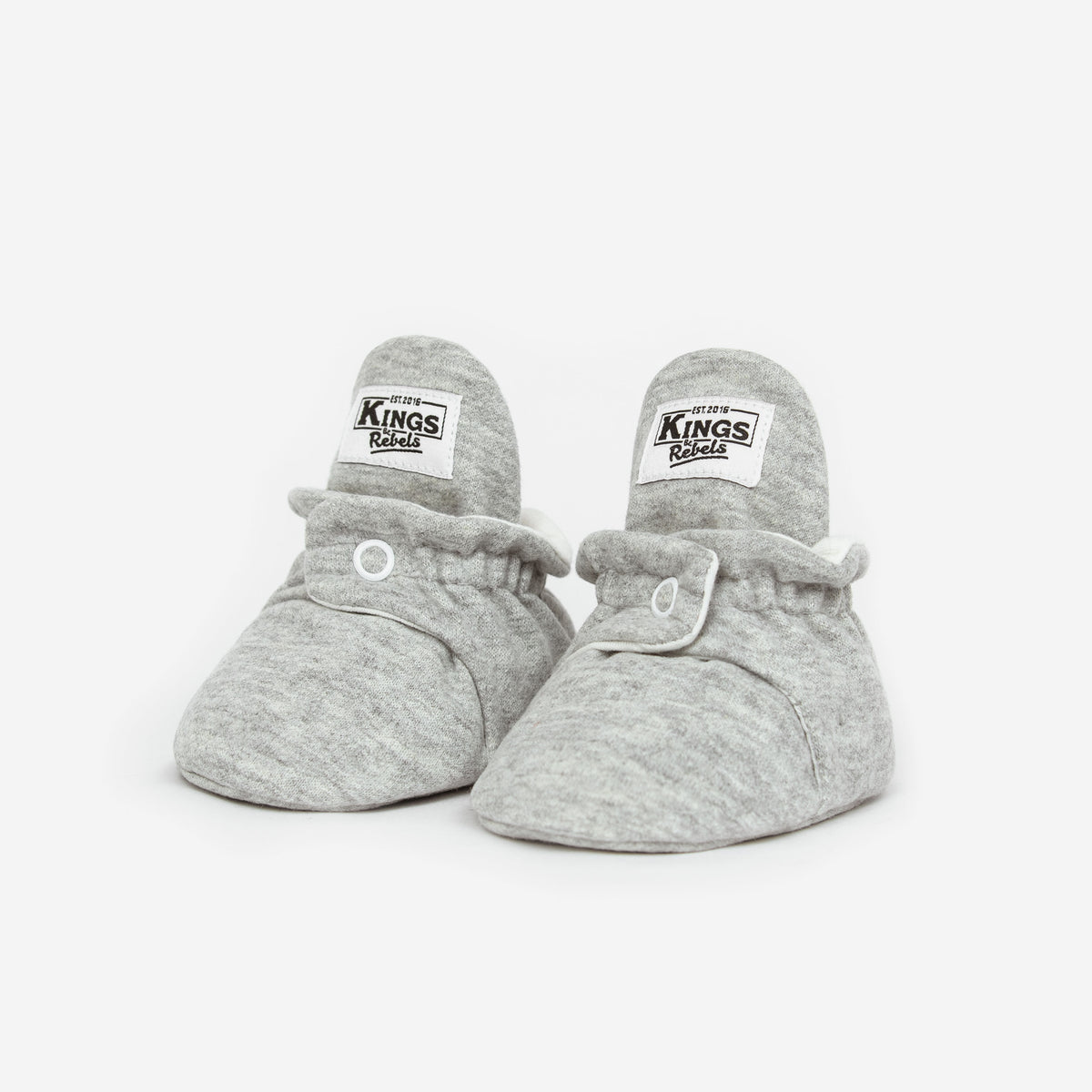 Zapatos Bebé Algodón Gris Jaspe Classic