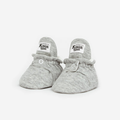 Zapatos Bebé Algodón Gris Jaspe Classic