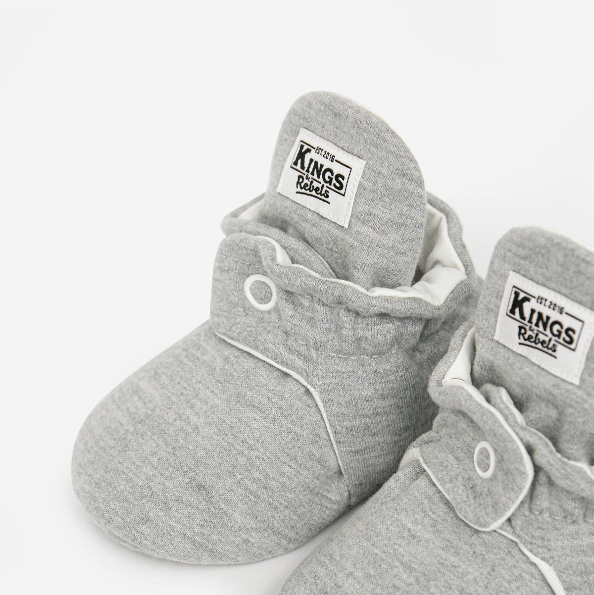 Zapatos Bebé Algodón Gris Jaspe Classic