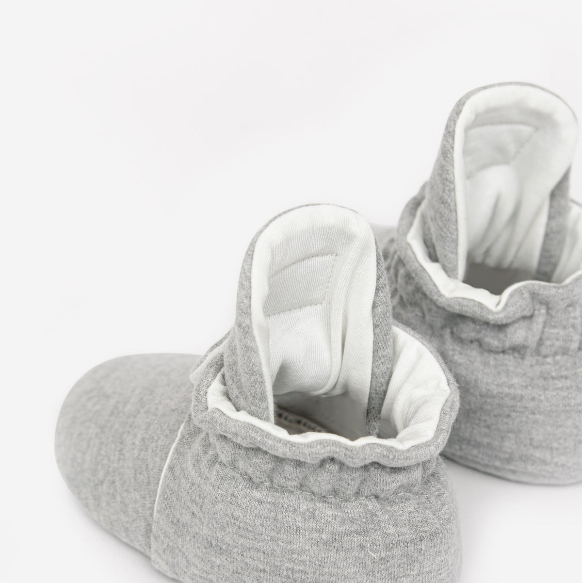 Zapatos Bebé Algodón Gris Jaspe Gripper