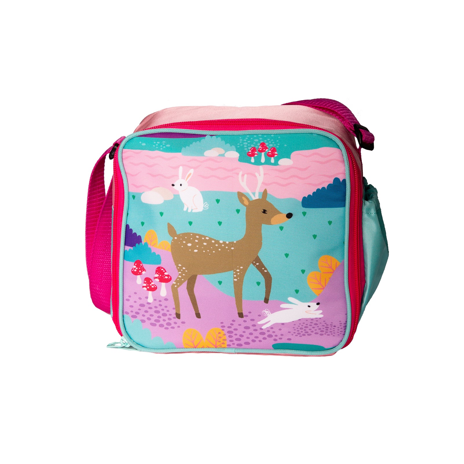 Combo Lonchera Cuadrada Venado+ Bolsa Multiusos Venados