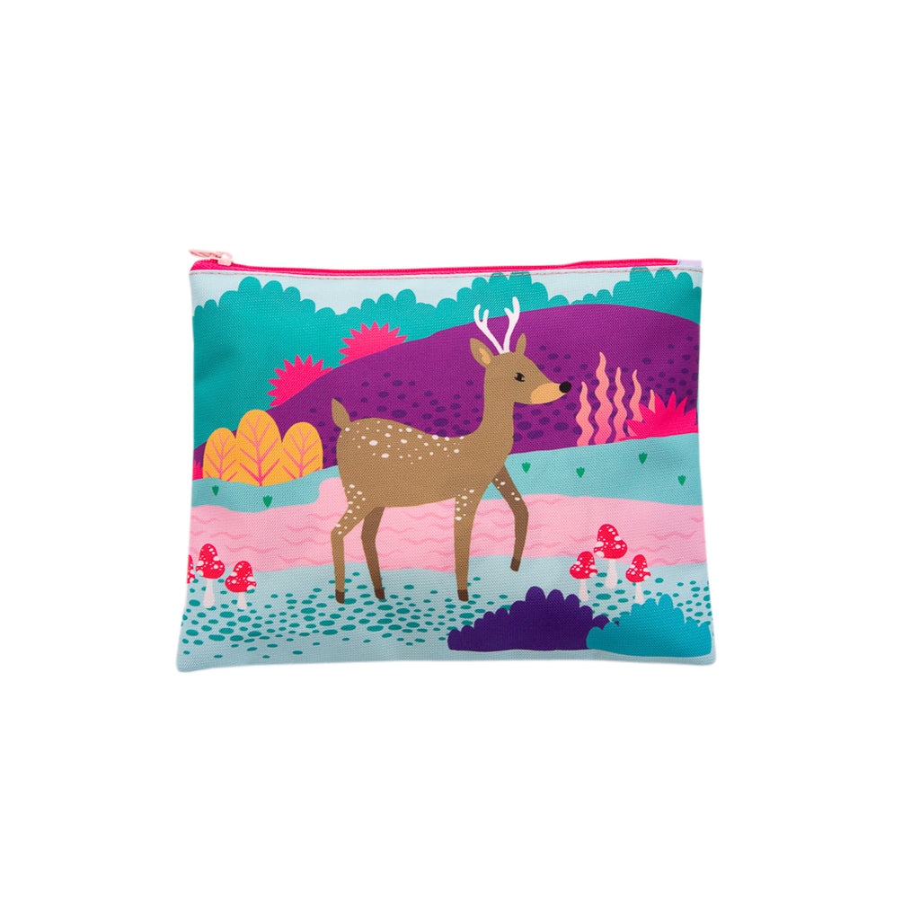 Combo Lonchera Cuadrada Venado+ Bolsa Multiusos Venados