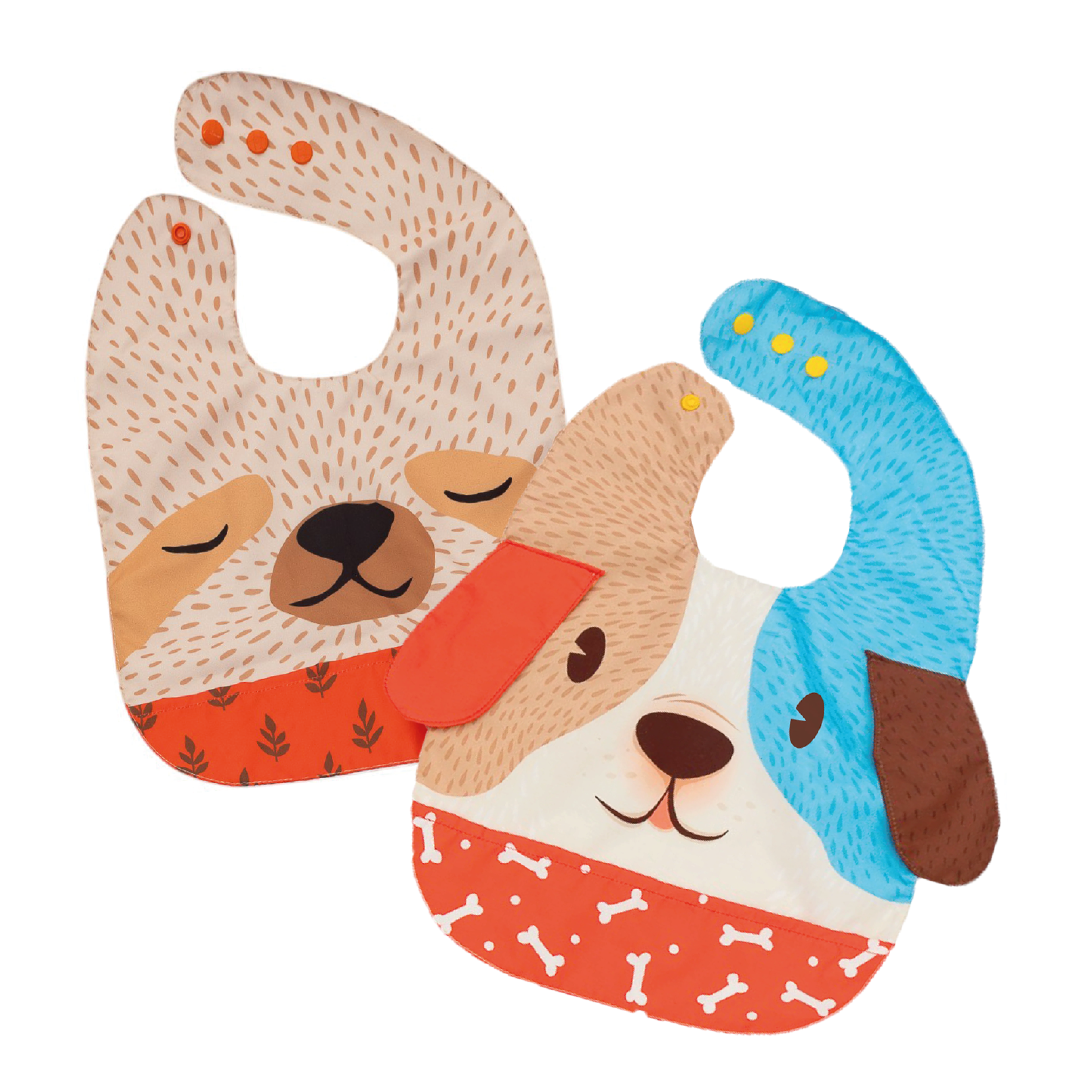 Combo Babero Perrito + babero Oso Perezoso