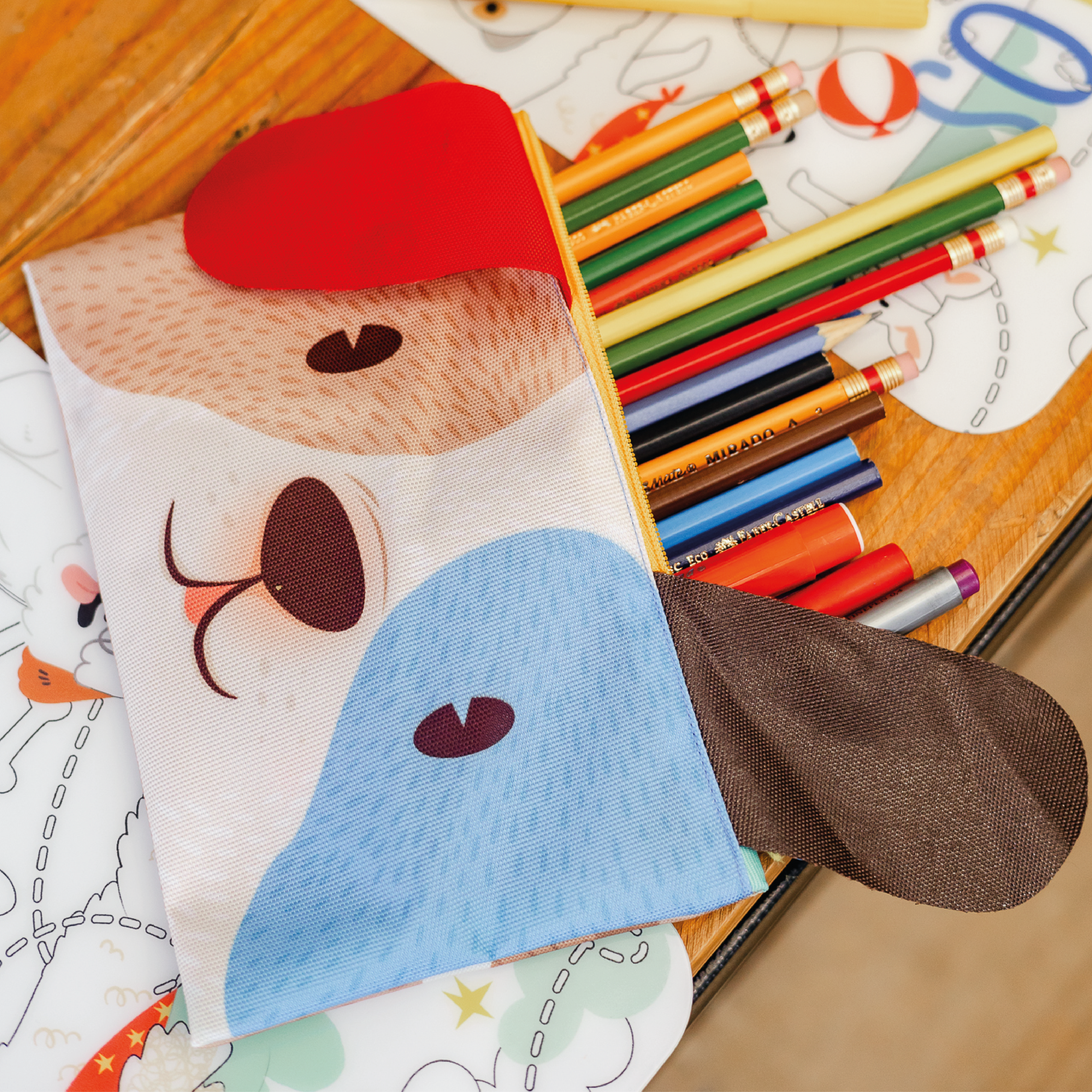 Bolsa de colores cara Perritos