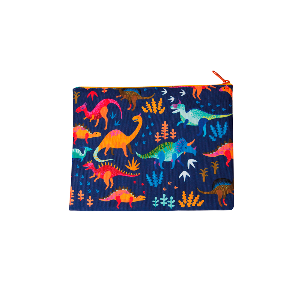 Combo Lonchera Cuadrada Dinosaurios + Bolsa Multiusos Dinosaurios