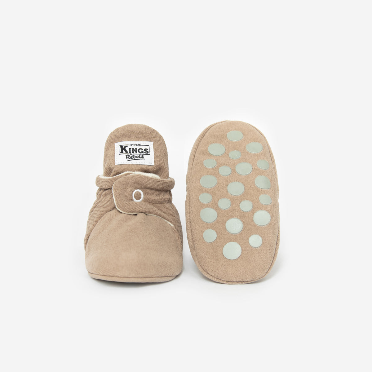 Zapatos Bebé Gamuza Café Gripper