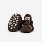 Zapatos Bebé Gamuza Chocolate Gripper