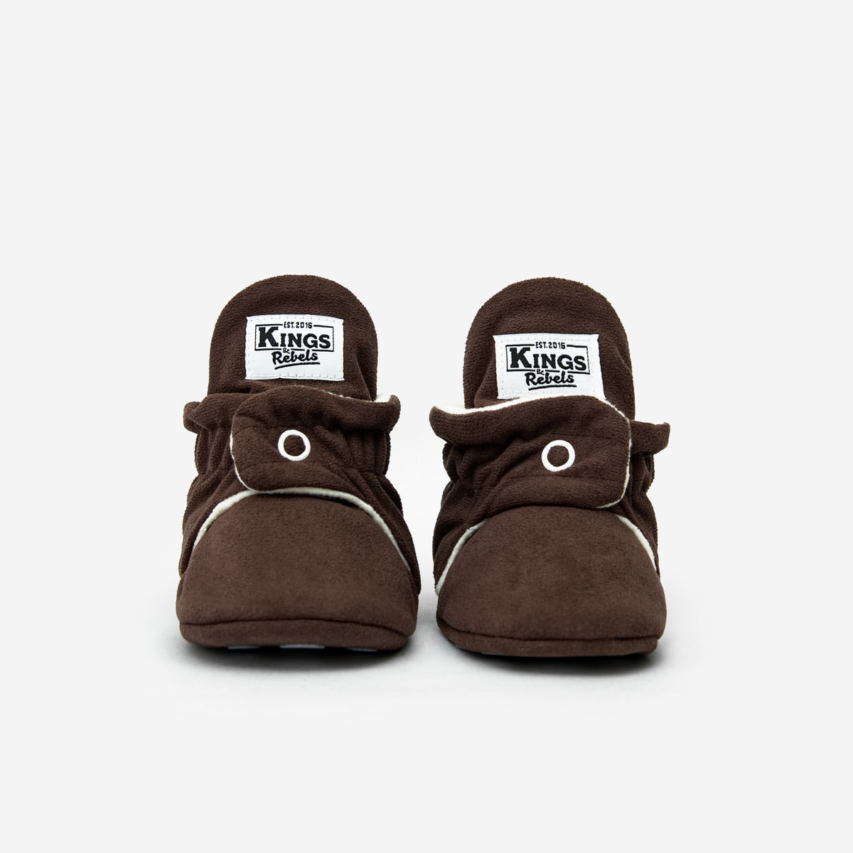 Zapatos Bebé Gamuza Chocolate Gripper