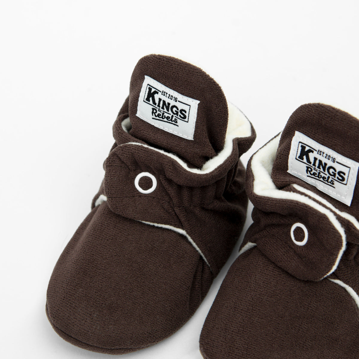 Zapatos Bebé Gamuza Chocolate Gripper