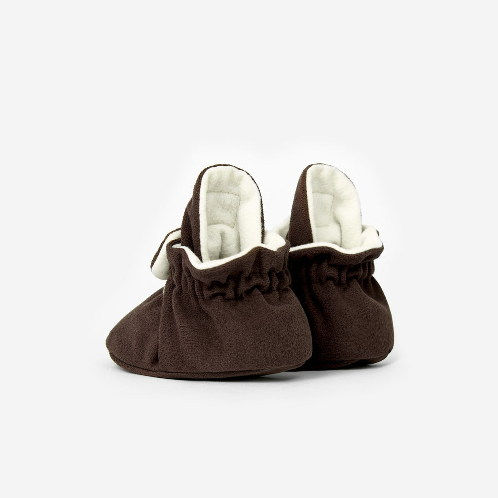 Zapatos Bebé Gamuza Chocolate Classic