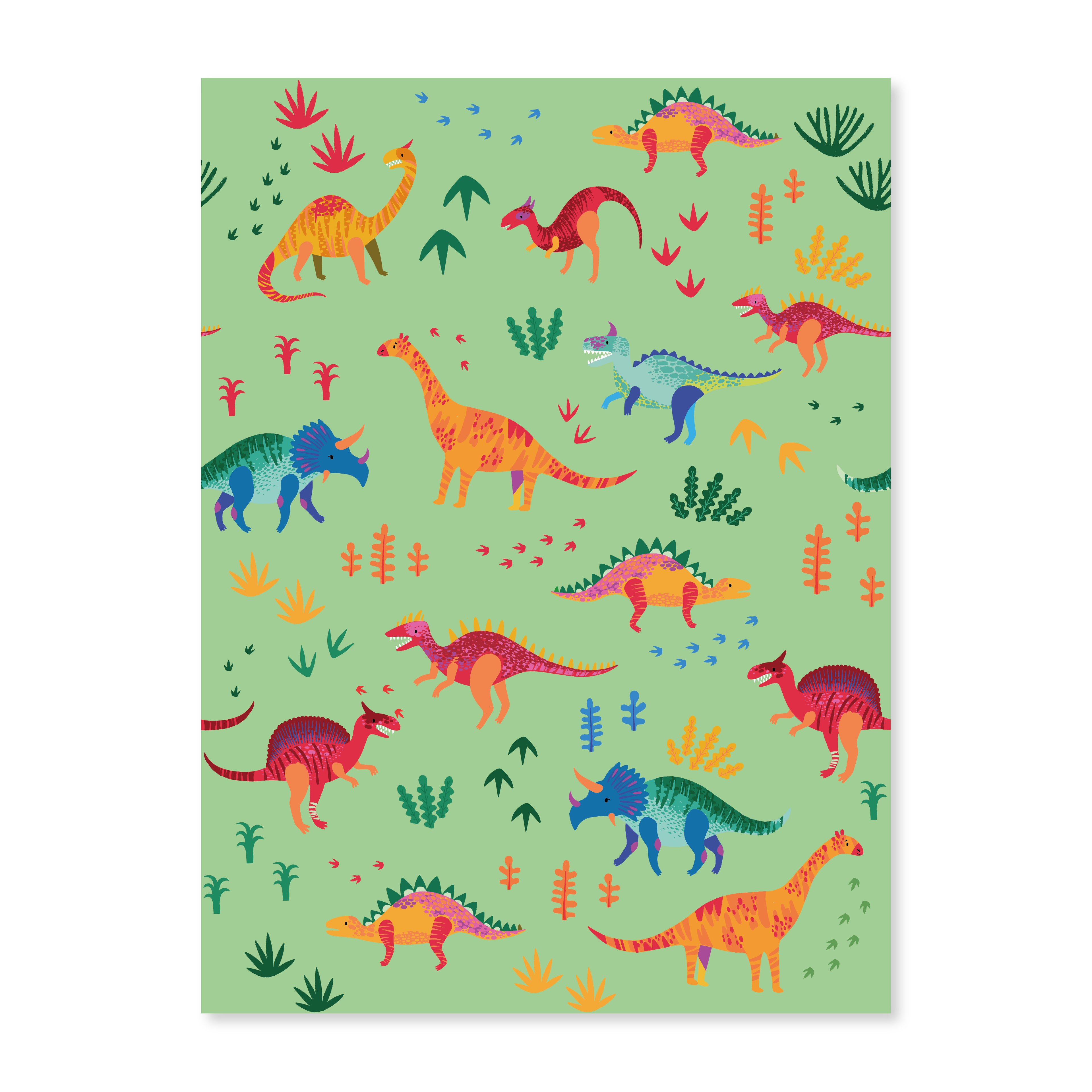 Cobija para bebé Dinosaurios