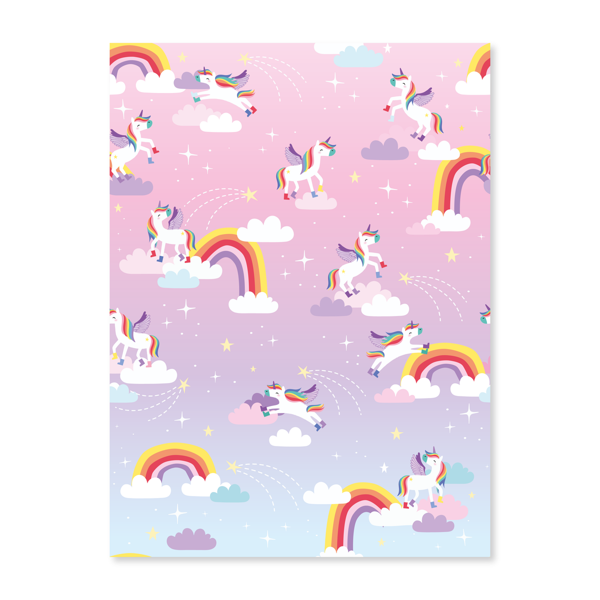 Cobija para bebé Unicornios
