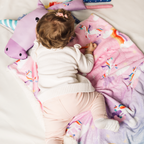 Cobija para bebé Unicornios