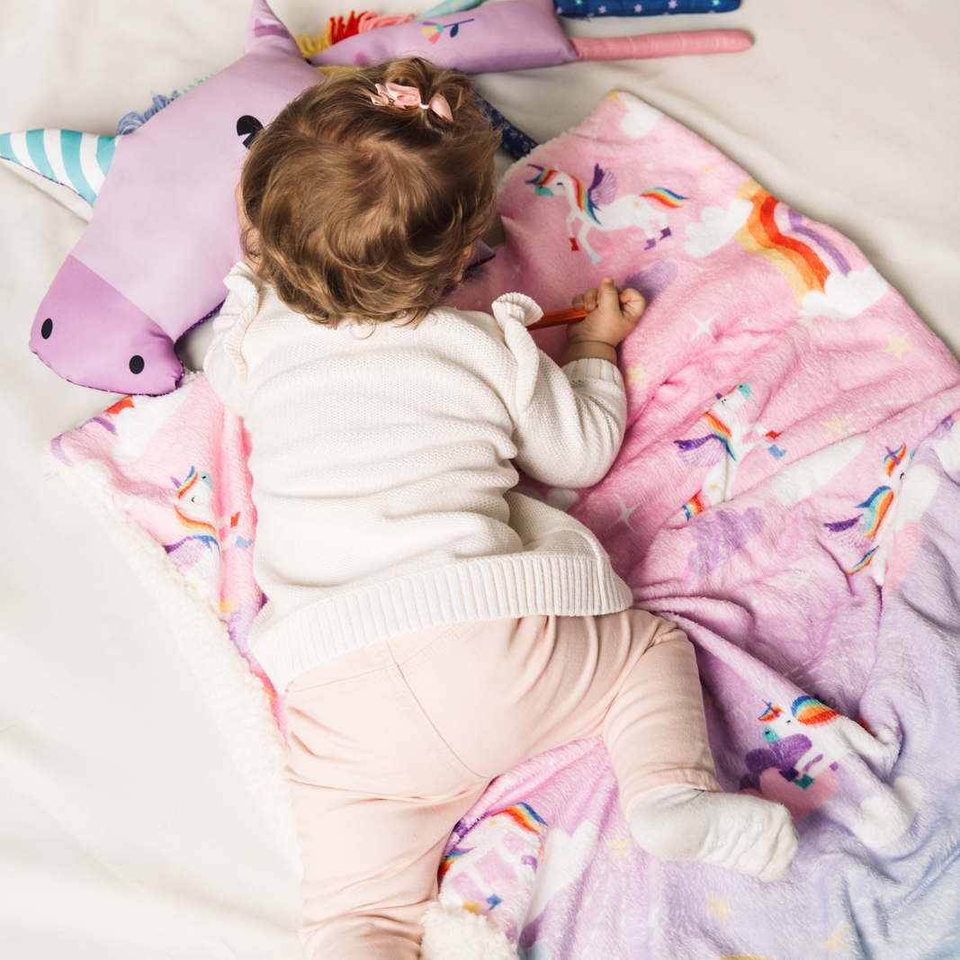 Cobija para bebé Unicornios