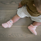 Zapatos Bebé Algodón Rosado Gripper