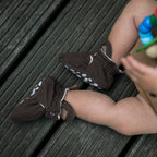 Zapatos Bebé Gamuza Chocolate Gripper