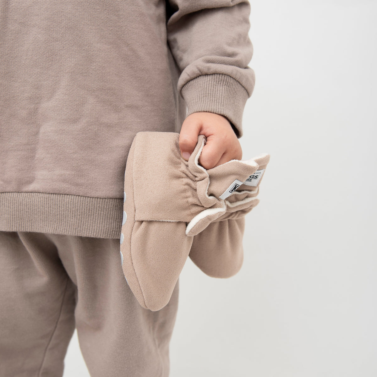 Zapatos Bebé Gamuza Café Gripper