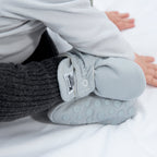 Zapatos Bebé Gamuza Gris Claro Gripper