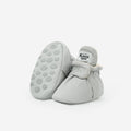 Zapatos Bebé Gamuza Gris Claro Gripper