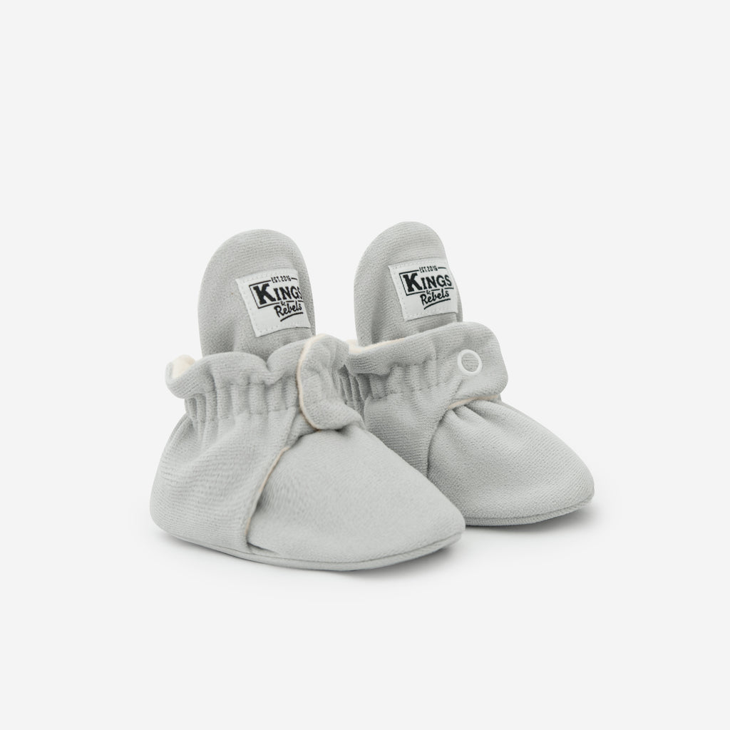 Zapatos Bebé Gamuza Gris Claro Classic