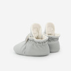 Zapatos Bebé Gamuza Gris Claro Gripper