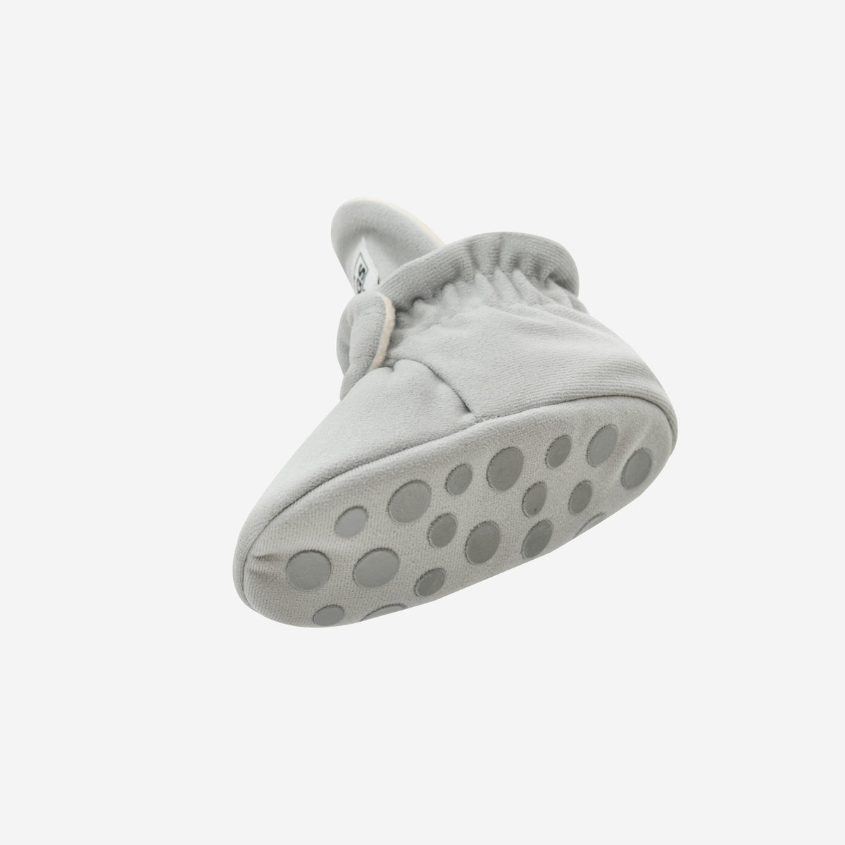 Zapatos Bebé Gamuza Gris Claro Gripper
