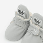 Zapatos Bebé Gamuza Gris Claro Gripper