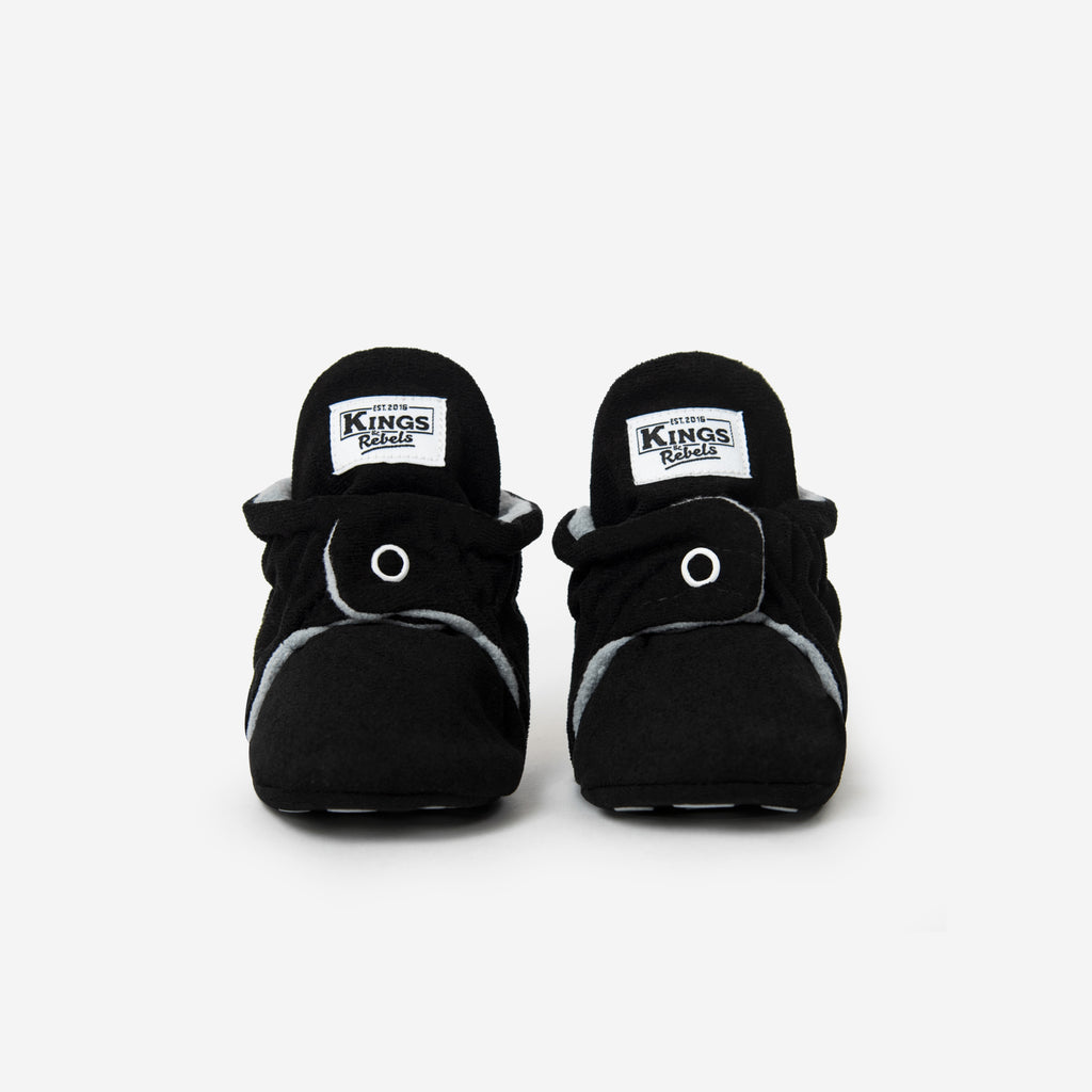 Zapatos Bebé Gamuza Negro Gripper