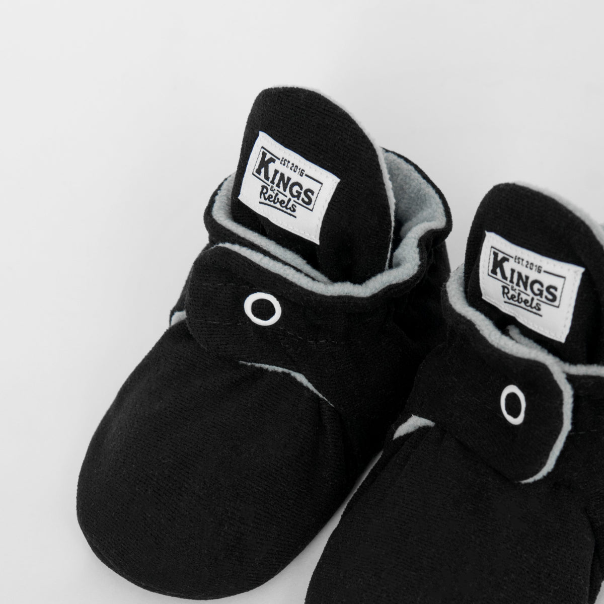 Zapatos Bebé Gamuza Negro Gripper