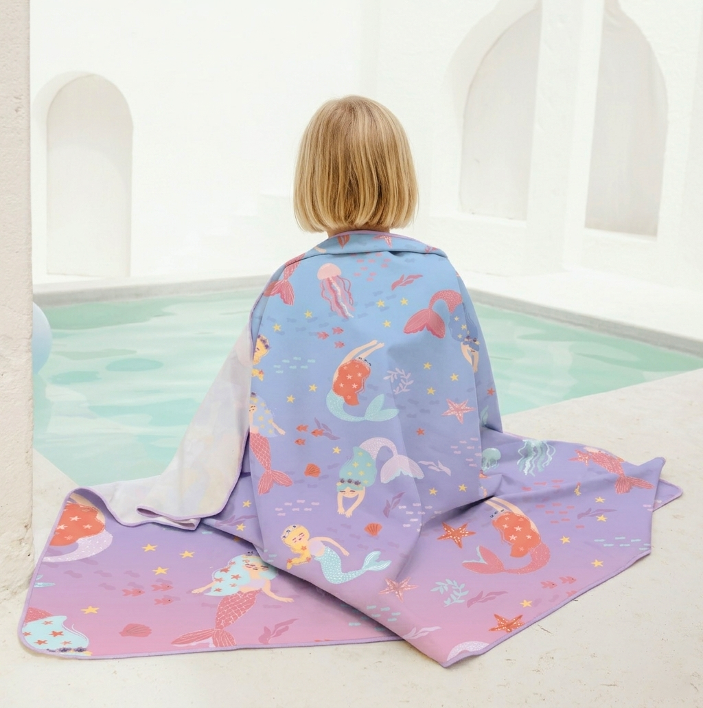 Toalla niña Sirenas
