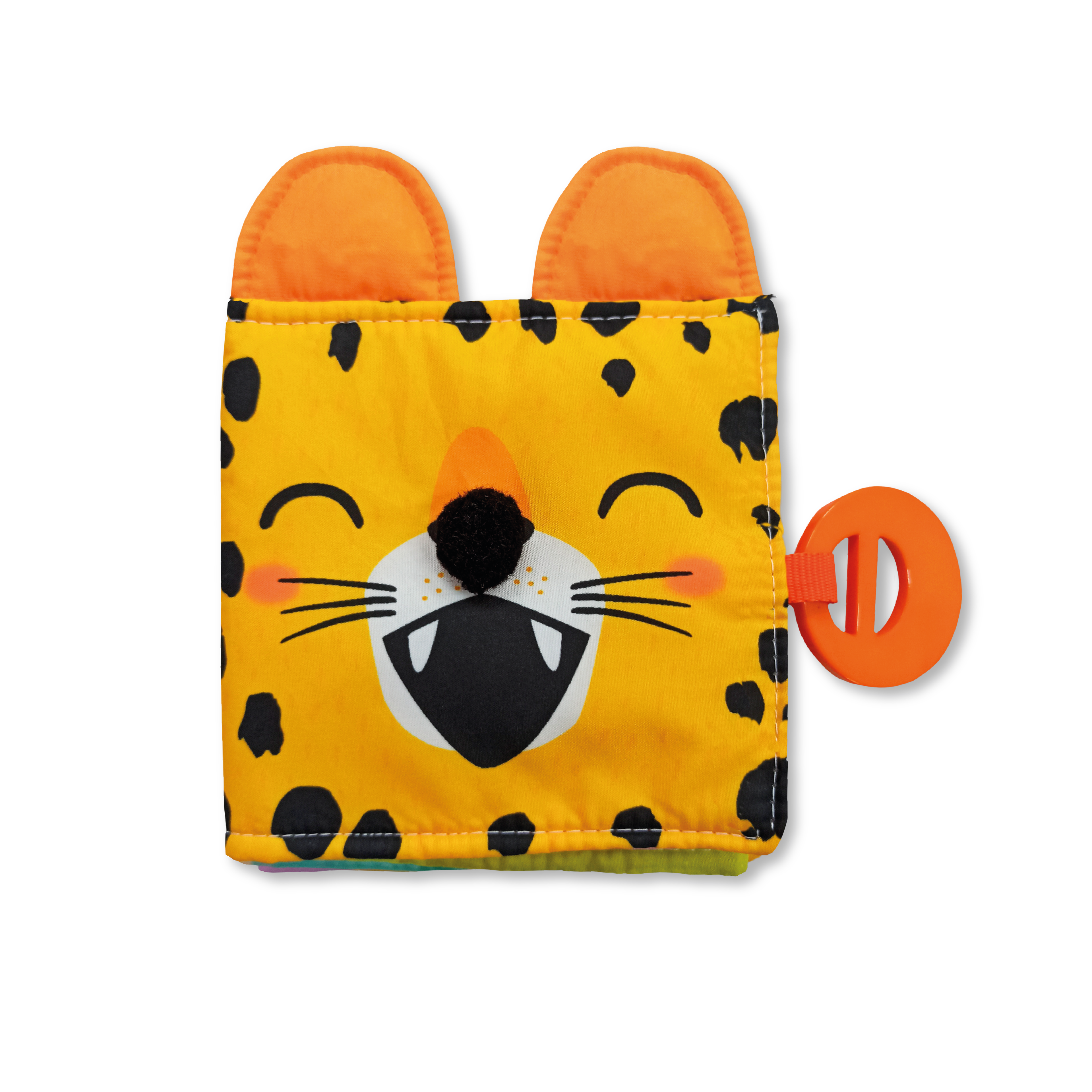 Combo libro de tela + peluche Gato Máximo