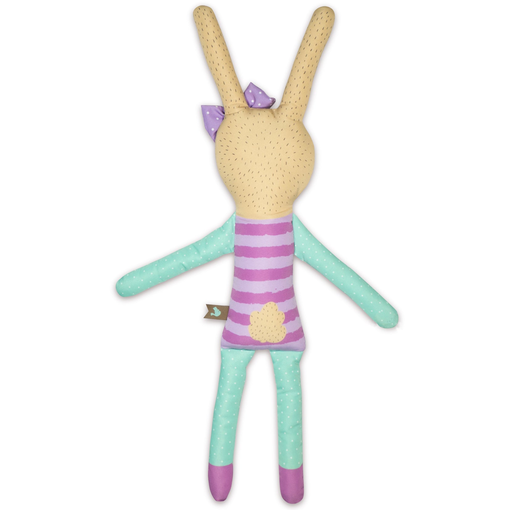 Combo libro de tela + peluche conejita lucy